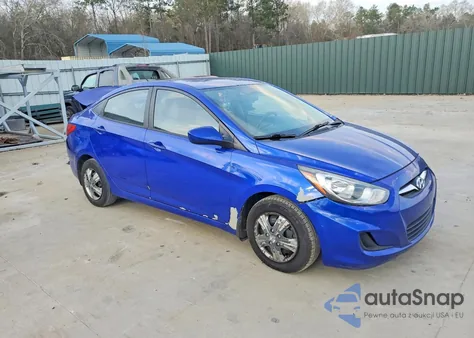 2013 Hyundai Accent Gls from USA, damaged, VIN KMHCT4AEXDU500151